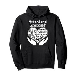 Behavioral Specialist Heart Hands School Team Hoodie