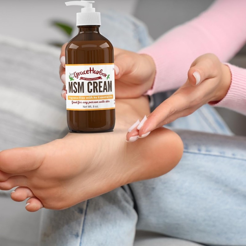 Grace Harbor MSM Cream – Original – Daily Skin, Muscle