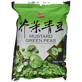 Taiwan Roasted Wasabi Hot Green Peas (30 Packets) - 8.46 Oz (240 g) - No Starch, No Wheat Flour