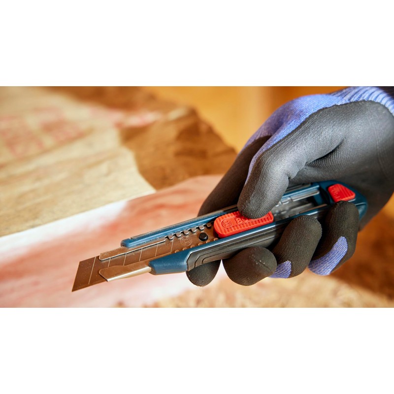 BOSCH H11-14200-1 3-Piece Utility Knife Set | Folding, Snap-Off, and