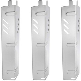 Criditpid Barbecue Replacement Parts for Backyard Grill BY13-101-001-11, BY14-101-001-01, BY16-101-002-05, GBC1429W, Stainless Steel Heat Plate Tent Shields Burner Cover for Uniflame GBC1329W.