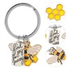 [LEDMOMO] Bee Keychain,Carnival Reward,Creative Keychain,Honeybee Keychain,Honeybee Charm Keychain,Cute Bee Keychain,Cute