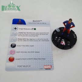 WizKids Heroclix Nick Fury, Agent of SHIELD set Bucky #010 Common figure w/card!