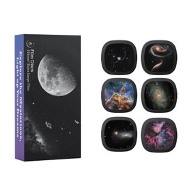 Realistic Discs - Discs for Ainael Meteor and Galaxy Projector, 5K Ultra HD Discs for Home Planetarium, 6 Disc Set without Projector (Nebula 4)