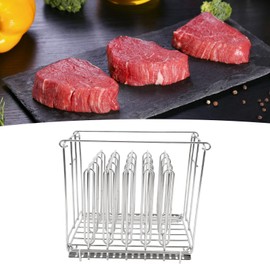 Slow Cooker Stainless Steel Rack with Large Capacity, Adjustable Circulation Space for Sous Vape Cooking at Low Temperature, Wide Crossbar Effectively Prevents
