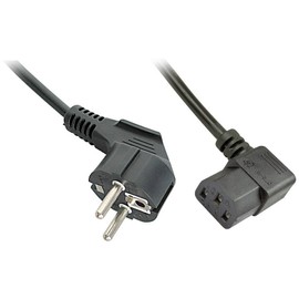 LINDY 30309 5 m CEE7/7 IEC 320 Black Power Cable – Power cables (Black, Male/Female, 5 M, CEE7/7, IEC 320, Straight)