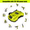 18V Battery Charger for Ryobi 18-Volt Cordless Tools Battery Charger,