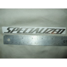 Specialized Bicycle Decal, Gold, 6" x 1/2"