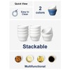 LE TAUCI Bouillon Cups 8 Ounce, Ice Cream Bowls, Small