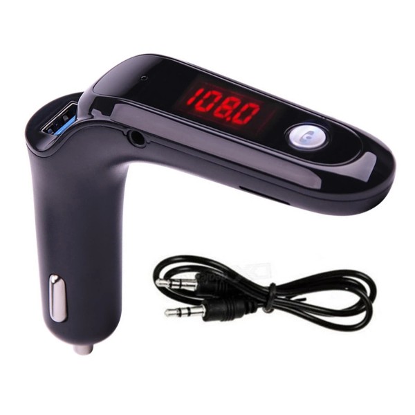 Universal Handsfree Wireless Bluetooth Car Kit FM Transmitter Radio MP3