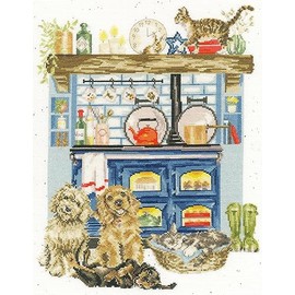 Bothy Threads Counted Cross Stitch Kit - Country Kitchen