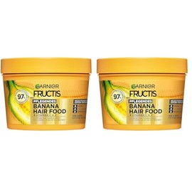 Garnier Fructis Pflegende Bananen Haarmaske, Leave-In f√ºr trockenes Haar und mehr Geschmeidigkeit, Anwendung als Sp√ºlung, Maske oder Leave-In, Lipidkomplex, Ohne Silikone, Hair Food, 3in1, 400ml