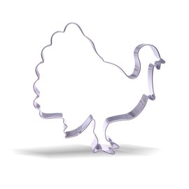 4.5 inch Large Turkey Cookie Cutter - Stainless Steel