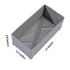 Bructhun Bructhun Socks Drawer Organizer Set of 3 Pack Grey,