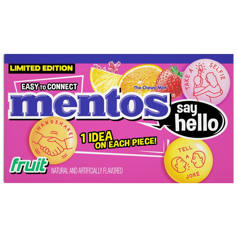 Mentos, Mixed Fruit, 1.32 Ounce (Pack of 15)
