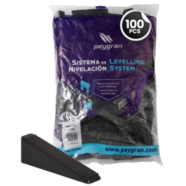 Peygran Classic Tile Leveling Wedges – 100 PCS Heavy-Duty, High-Performance Lippage-Free Tile and Stone Installation Tool, Leveling System Wedges for PROS and DIY Home Improvement