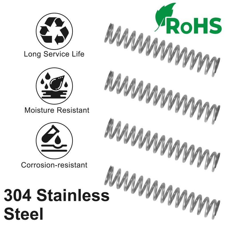 GUNGY Compression Spring Stainless Steel Spring Compression Springs 70 mm