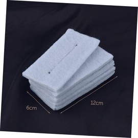 Healvian 25pcs Thermal Insulation Cotton Pads for Hair Perm -resistant Barbershop Accessories for Safe Styling and Curling for Salon Use