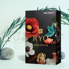 Ryeo Hwayunsaeng Gray Hair Cover Cream 5.0 Natural Brown Dye / 려 화윤생 새치커버 크림 5.0 자연갈색 염색