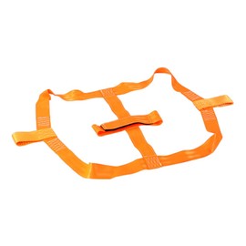 Riloer Orange Polyester Motorcycle Rear Wheel Tie Down Strap, Universal Strap, Secure and Easy to Use, Compatible with Trailers and Vehicles