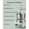 MOKKOM Electric Dough Maker with Proof Dough Function, Microcomputer Timing,