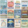Adduster 12 Pack Inspirational Classroom Posters - Middle and High