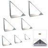 Triangle Cookie Cutters Set, 7PCS Stainless Steel Kitchen Baking Tools