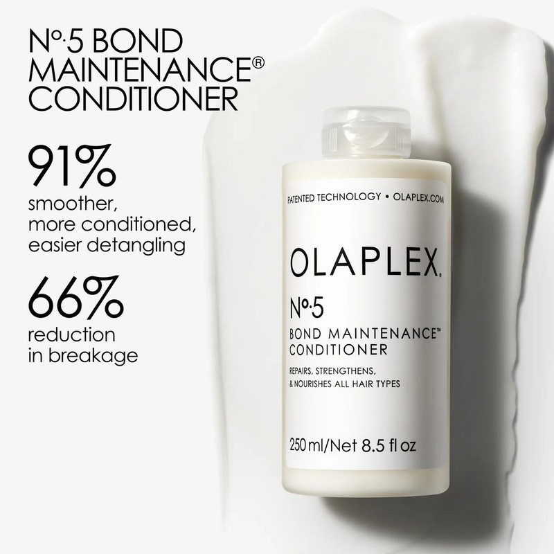 Olaplex No.4C Bond Maintenance Clarifying Shampoo 250ml and No.5 Conditioner