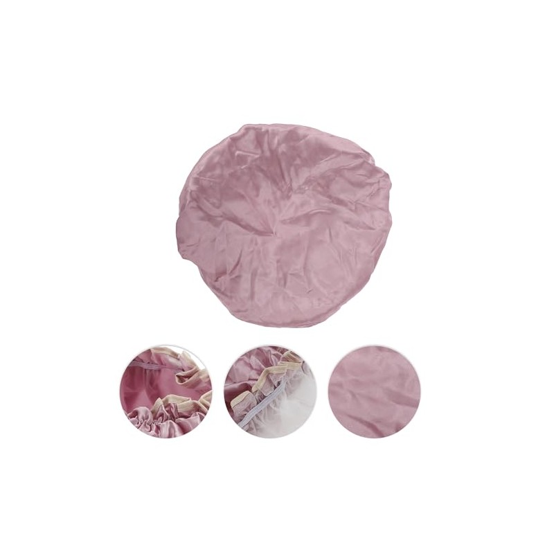 VOCOSTE Shower Cap Hair Cap Double Layer Waterproof Reusable Bath