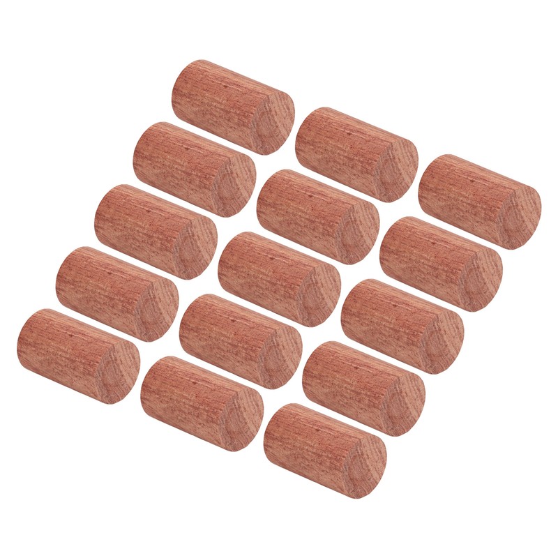 15Pcs Wooden Essential Oil Diffuser Rosewood Portable Mini Round Aromatherapy