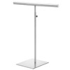QUARKZMAN Necklace Display Stand Adjustable Height Jewelry Rack T Bar
