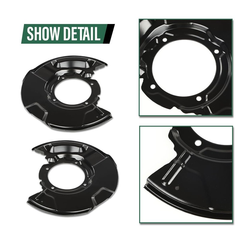 LQI Front Brake Dust Shield Left and Right Compatible with