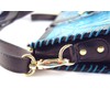 Hantooled - Bolso bandolera de piel para mujer, color café,