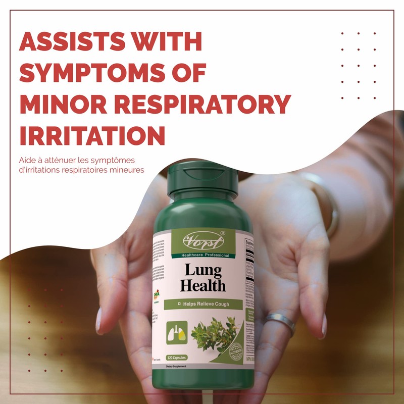 VORST Lung Health 120 Capsules | Respiratory Cleanse & Support