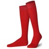 Mysocks Unisex Knee High Long Socks Red,4-7