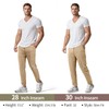 GINGTTO Mens Slim Khaki Dress Jogger Pants Skinny Chino Joggers