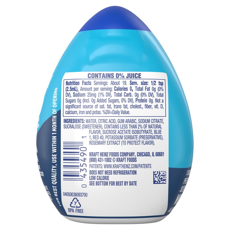 Mio Liquid Water Enhancer, Blueberry Lemonade, 1.62 OZ, 12-Pack