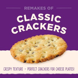 Back to Nature Organic Stoneground Wheat Crackers - Dairy Free, Non-GMO, Made with Whole Grains & Flax Seed, Delicious & Quality Snacks, 6 Ounce​ (Pack of 4)