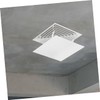 Outanaya 2pcs Wind Deflector Square Ceiling Central Air Conditioning Vent