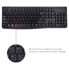 2Pcs Korean Keyboard Stickers for PC Computer Laptop Desktop Keyboard,
