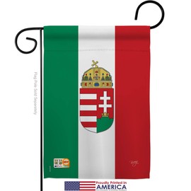 Nationality Hungary Garden Flag Regional Nation International World Country Particular Area Small Decorative Gift Yard House Banner Made in USA 13 X 18.5