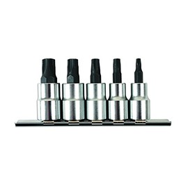 Laser 6768 Mortorq Socket Bit Set 3/8"D 5pc