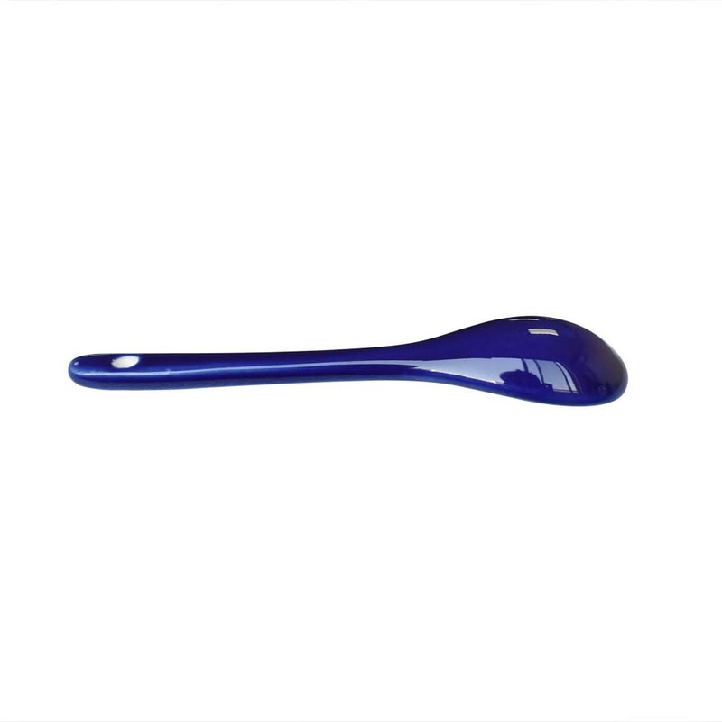 Xmomx 6 pcs Porcelain Egg Spoons Tea Spoon Ceramic Spoons