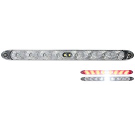 TecNiq, Inc T15 Low Profile Stop/Tail/Turn Light with Reverse Clear Lens