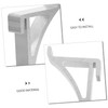 DOITOOL Aluminum Freezer Shelf Clips 10pcs Fridge Shelf Holder Refrigerator