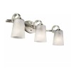 Kichler Lighting 3-Light Oxby Brushed Nickel Bathroom Vanity Light