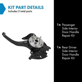 TRQ Front Right Steering Knuckle Assembly Kit Compatible with 06-10 Hyundai Sonata