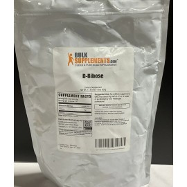 Bulk Supplements D-Ribose 17.7oz (1.1lbs) BB03/27