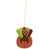 Gerson Set of 8 Turkey Ornament Felt Craft Kit for