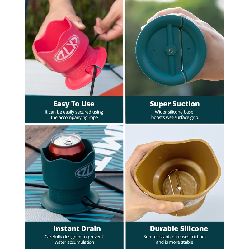 ZLX Paddle Board Drink Holder Stand Up Paddle Cup Holder